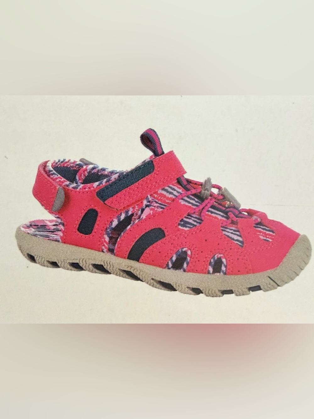 NWT Eddie Bauer Kids Pink Active Outdoor Sandals size 11